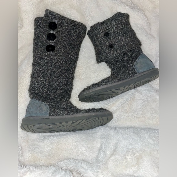 ⭐️UGG Australia Lattice Cardy Boots (discontinued)
Charcoal Grey-Sz 6 pre owned - Picture 9 of 15